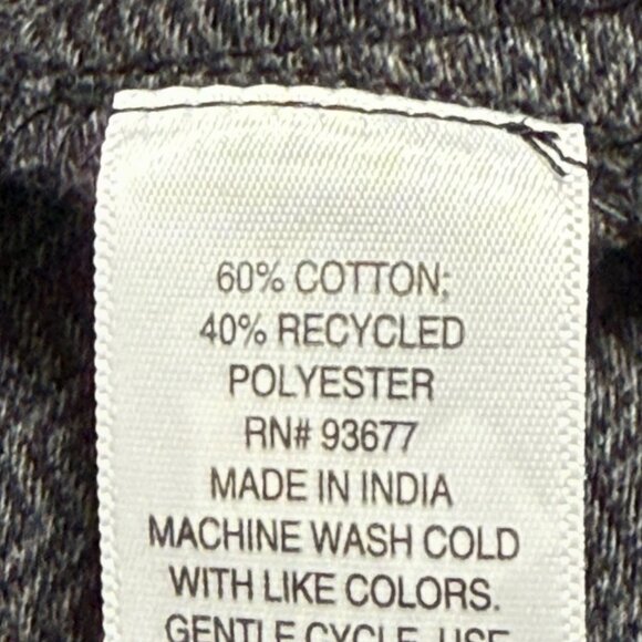 Mutual Weave Men's Collared Grey Black Herringbone Polo Big Tall Size 2XLT NWT - Picture 6 of 8